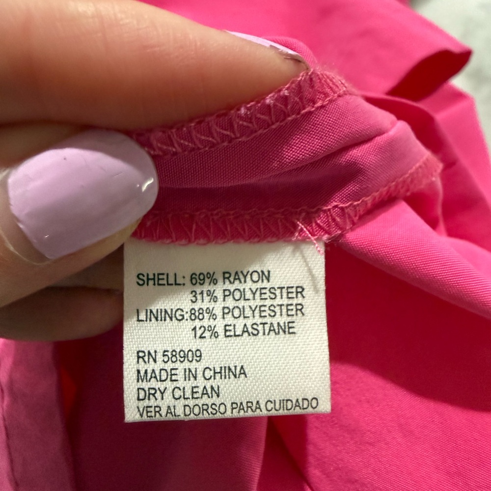 Gianni Bini Katia Orchid Pink Cropped Jumpsuit NWT Size 8 - Picture 10 of 10